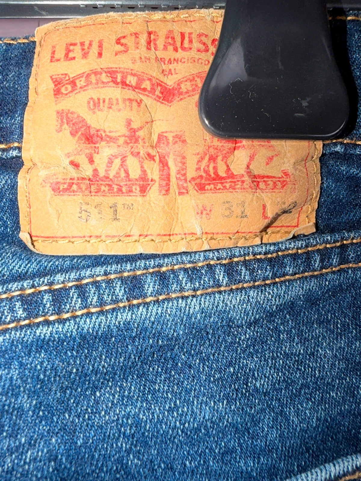 Jeans homme Lévis taille w31 l32 – photo 5
